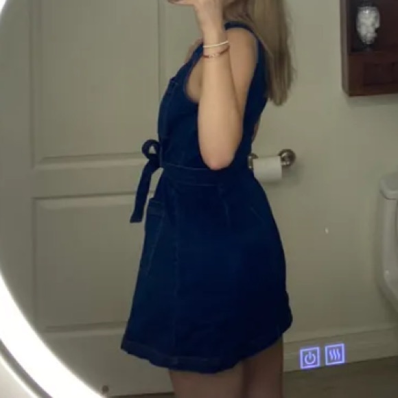 Dynamite jean dress with zip in front size S - Picture 3 of 5